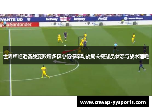 世界杯临近备战变数增多核心伤停牵动战局关键球员状态与战术前瞻